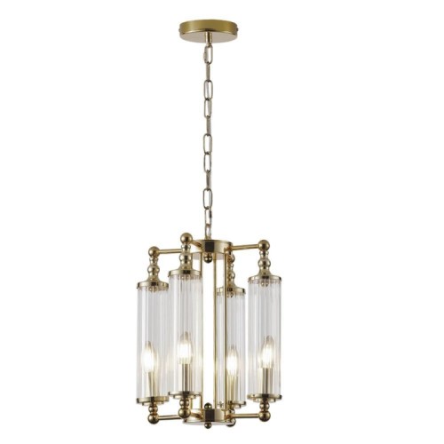 Подвесная люстра Crystal Lux TOMAS SP4 BRASS 