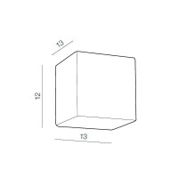  - Настенный светильник Azzardo Cubo AZ1514