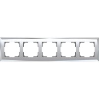 Рамка Werkel Diamant на 5 постов зеркальный WL08-Frame-05 4690389143854