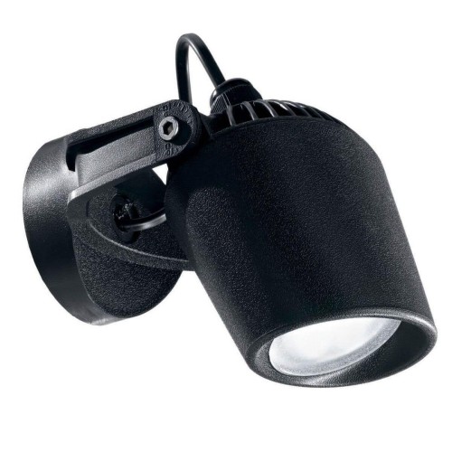 Уличный настенный светодиодный светильник Ideal Lux Minitommy AP Nero 4000K 096476 
