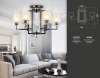  - Потолочная люстра Ambrella light Traditional TR4422
