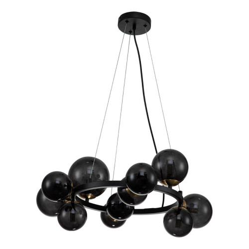 Подвесная люстра Indigo Molecola 11018/11P Black V000195 