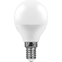  - Лампа светодиодная Feron E14 11W 2700K Шар Матовая LB-750 25946