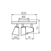  - Спот Kanlux ENALI EL-3O W 28764