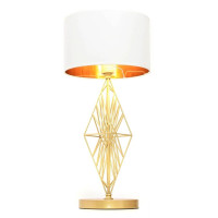  - Настольная лампа Lumina Deco Salvari LDT 5533 GD+WT