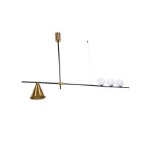  - Подвесной светильник Lumina Deco Renzo LDP 6043-4 BK+MD