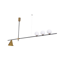  - Подвесной светильник Lumina Deco Renzo LDP 6043-4 BK+MD