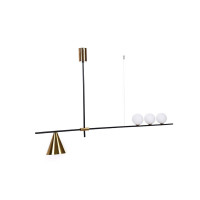  - Подвесной светильник Lumina Deco Renzo LDP 6043-4 BK+MD