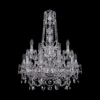  - Подвесная люстра Bohemia Ivele 1411/10+5/195/h-77/2d Ni