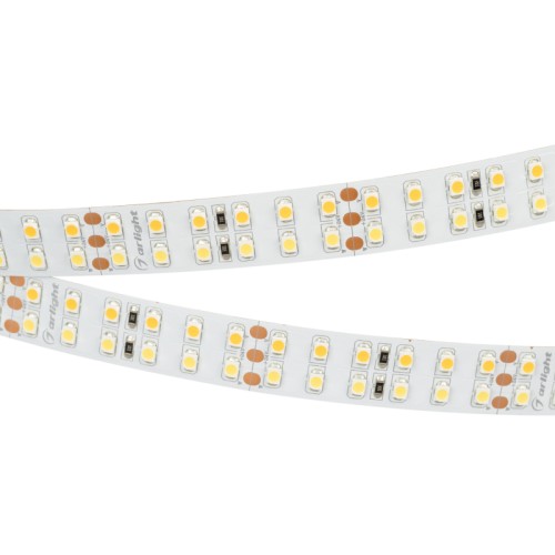 Лента RT 2-5000 24V White-MIX 2x2 (3528, 1200 LED, LUX) (Arlight, Изменяемая ЦТ) Мультибелая MIX (2 оттенка) лента LUX, светодиоды smd 3528 в 2 ряда, 240шт/м (1200шт на 5м), белая плата 15мм, скотч 3М. Цвет БЕЛЫЙ 6000К + ТЕПЛЫЙ 2700 (1-й ряд W, 2-й ряд WW), угол 120°. Питание 24V, мощность 9.6 Вт/м на канал. Общая мощность 96 Вт на 5м. Размеры 5000х15х1.8 мм. Цена за 1м.