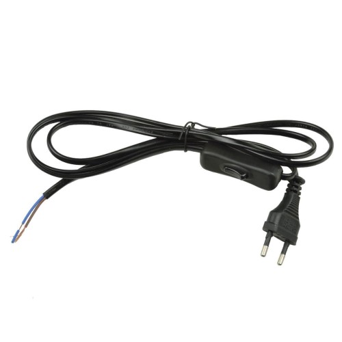 Шнур сетевой с вилкой и выключателем Uniel UCX-C11/02A-170 Black UL-00004432 