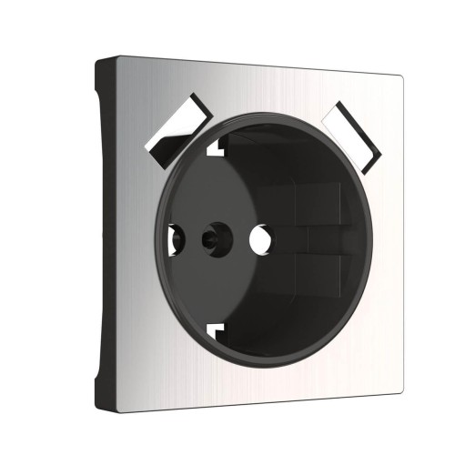 Накладка для розетки USB Werkel глянцевый никель W1179502 4690389158117 