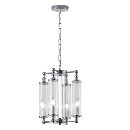Подвесная люстра Crystal Lux TOMAS SP4 CHROME 