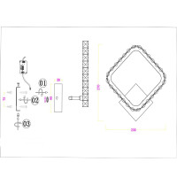  - Бра Seven fires Калитри SF7019/1W-SGD