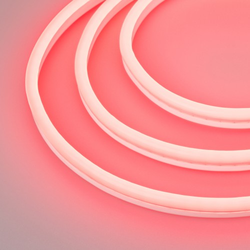 Гибкий неон GALAXY-1608-5000CFS-2835-100 12V Red (16x8mm, 12W, IP67) (Arlight, 12 Вт/м, IP67) Гибкий неон GALAXY в силиконовой оболочке. Светодиоды SMD2835, 100 шт-м, цвет КРАСНЫЙ. Сечение 16х8 мм, горизонтальный (боковой) изгиб, IP67, шаг резки 10 мм, мощность 12 Вт-м, напряжение питания DC 12V. Укомплектован заглушками и 30см проводом питания. Рекомендуется провести дополнительную герметизацию заглушек.