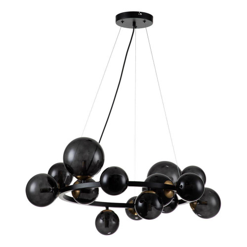 Подвесная люстра Indigo Molecola 11018/14P Black V000194 