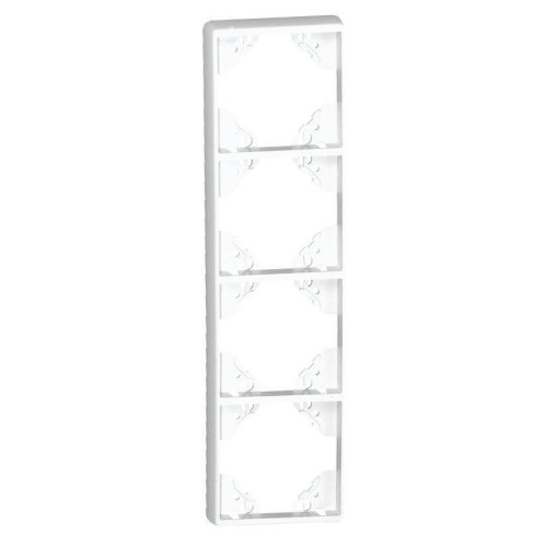 Рамка 4-постовая Efapel Apolo 5000 Standard белый 50942 TBR 