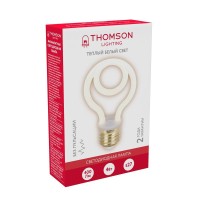  - Лампа светодиодная филаментная Thomson E27 4W 2700K трубчатая матовая TH-B2403