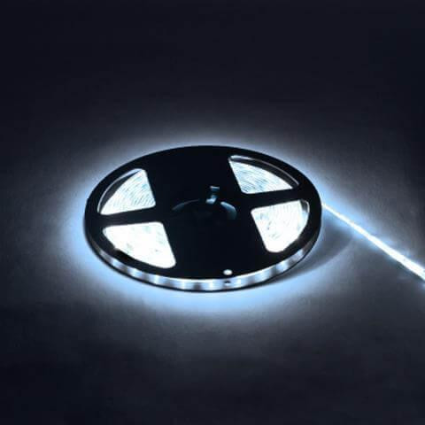 Светодиодная влагозащищенная лента Horoz 4,8W/m 60LED/m 3528SMD холодный белый 5M 081-001-0001 