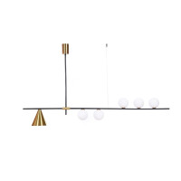  - Подвесной светильник Lumina Deco Renzo LDP 6043-6 BK+MD
