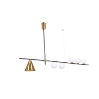  - Подвесной светильник Lumina Deco Renzo LDP 6043-6 BK+MD
