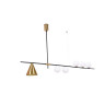 Подвесной светильник Lumina Deco Renzo LDP 6043-6 BK+MD - Подвесной светильник Lumina Deco Renzo LDP 6043-6 BK+MD