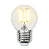 Лампа светодиодная филаментная Uniel E27 6W 3000K прозрачная LED-G45-6W/WW/E27/CL GLA01TR UL-00002203 - Лампа светодиодная филаментная Uniel E27 6W 3000K прозрачная LED-G45-6W/WW/E27/CL GLA01TR UL-00002203