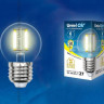 Лампа светодиодная филаментная Uniel E27 6W 3000K прозрачная LED-G45-6W/WW/E27/CL GLA01TR UL-00002203 - Лампа светодиодная филаментная Uniel E27 6W 3000K прозрачная LED-G45-6W/WW/E27/CL GLA01TR UL-00002203