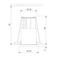  - Встраиваемый светодиодный светильник Elektrostandard 15269/LED 4690389174391