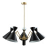 Подвесная люстра Crystal Lux Joven SP5 Gold/Black - Подвесная люстра Crystal Lux Joven SP5 Gold/Black