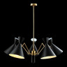Подвесная люстра Crystal Lux Joven SP5 Gold/Black - Подвесная люстра Crystal Lux Joven SP5 Gold/Black