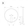 Светильник SP-VINCI-RING-R400-13W Warm3000 (BK, 110 deg, 230V) (Arlight, IP20 Металл, 3 года) - Светильник SP-VINCI-RING-R400-13W Warm3000 (BK, 110 deg, 230V) (Arlight, IP20 Металл, 3 года)