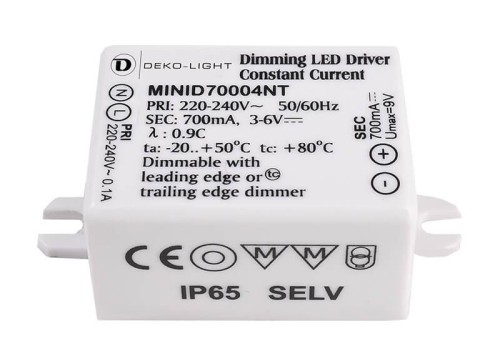 Драйвер Deko-Light MiniD70004NT 3-6V 4W IP65 0,7A 872015 