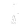 Подвесной светильник Zumaline Torch HP1423A-20-BL - Подвесной светильник Zumaline Torch HP1423A-20-BL