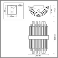  - Настенный светильник Odeon Light Ida 4639/2W