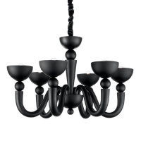  - Подвесная люстра Ideal Lux Bon Bon SP6 Nero 140339