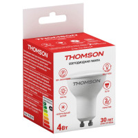  - Лампа светодиодная Thomson GU10 4W 4000K полусфера матовая TH-B2104