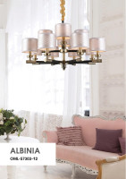  - Подвесная люстра Omnilux Albinia OML-57303-12