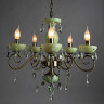 Подвесная люстра Arte Lamp Onyx Green A9592LM-5AB - Подвесная люстра Arte Lamp Onyx Green A9592LM-5AB