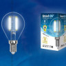Лампа светодиодная филаментная Uniel E14 6W 4000K прозрачная LED-G45-6W/NW/E14/CL GLA01TR UL-00002207 - Лампа светодиодная филаментная Uniel E14 6W 4000K прозрачная LED-G45-6W/NW/E14/CL GLA01TR UL-00002207