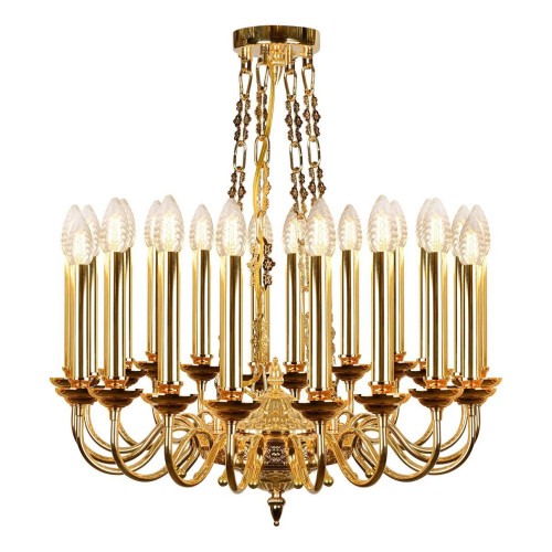 Подвесная люстра iLamp Louvre MD8551-20 GD 