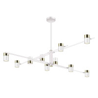  - Подвесная люстра Lumien Hall Саурис LH8020/10P-WT-GD