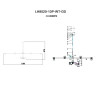 Подвесная люстра Lumien Hall Саурис LH8020/10P-WT-GD - Подвесная люстра Lumien Hall Саурис LH8020/10P-WT-GD