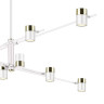 Подвесная люстра Lumien Hall Саурис LH8020/10P-WT-GD - Подвесная люстра Lumien Hall Саурис LH8020/10P-WT-GD