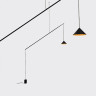 Подвесной светодиодный светильник Italline IT03-1429 black/orange - Подвесной светодиодный светильник Italline IT03-1429 black/orange