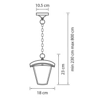  - Уличный светодиодный светильник Lightstar Lampione 375070