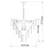 Подвесная люстра De Markt City Бриз 111014308 - Подвесная люстра De Markt City Бриз 111014308