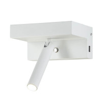  - Настенный светильник Crystal Lux CLT 228W USB WH