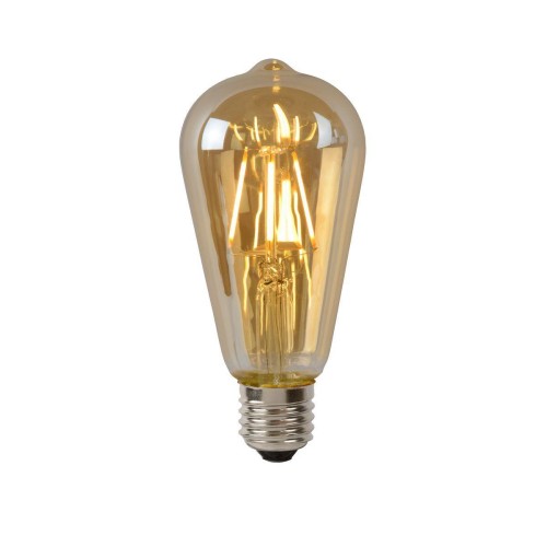 Лампа светодиодная Lucide E27 5W 2700K янтарная 49068/05/62 
