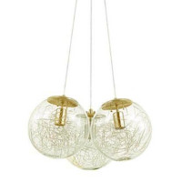  - Подвесная люстра Ideal Lux Mapa Sat SP3 Ottone 175973
